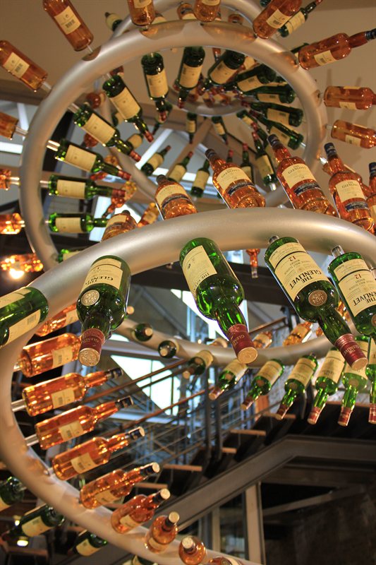 Display at the Glenlivet Distellery