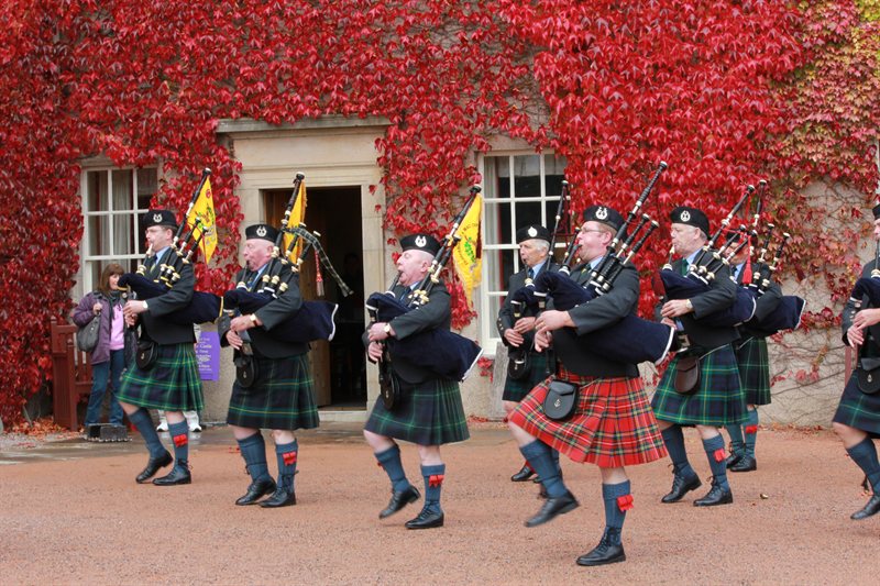 Pipers at Crathes Castle