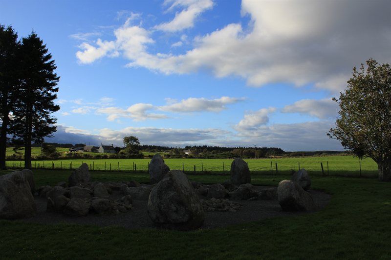 Stone circle in Aberdeenshire