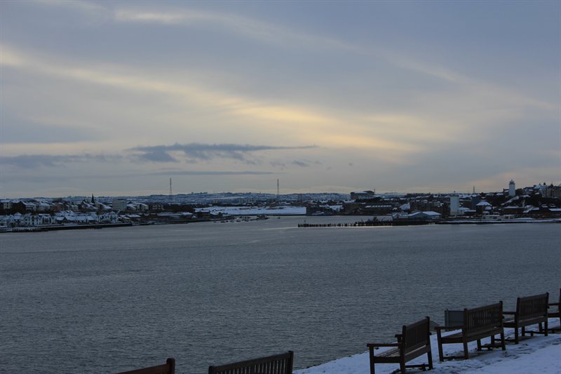 View across the Tyne from Tynemouth