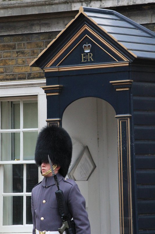 Guard outside Clarence House