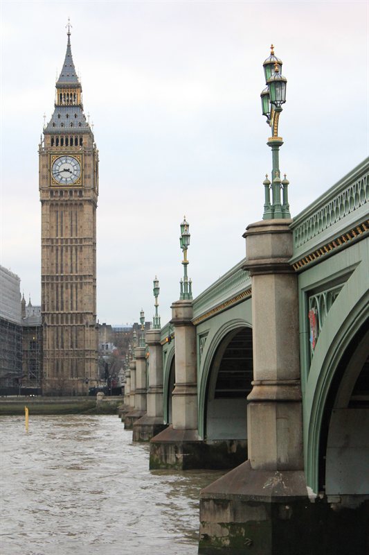 Big Ben from across the river