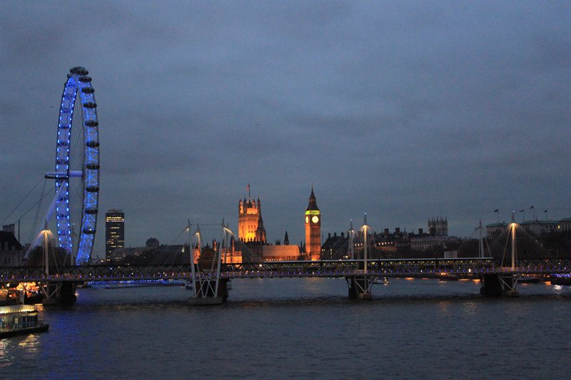 View down the Thames