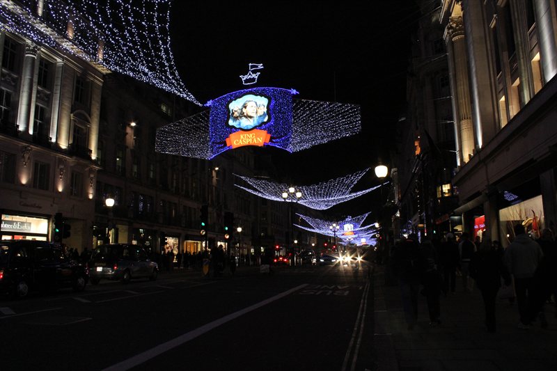 Christmas Lights in Regents Street