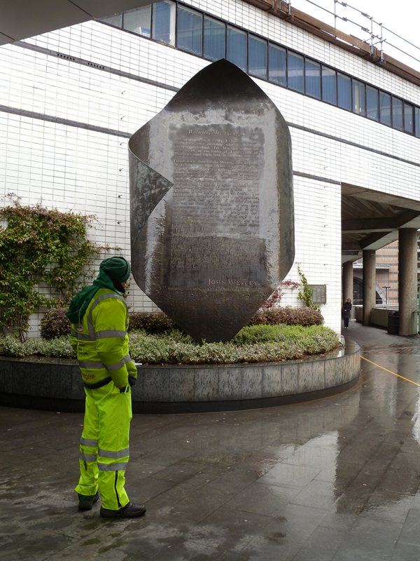 Poem outside the museum of London