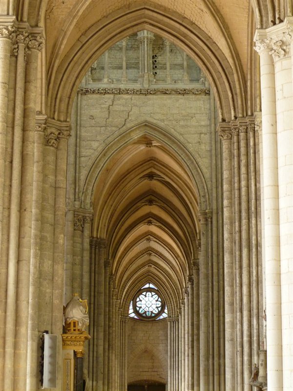 Inside Amiens cathedral