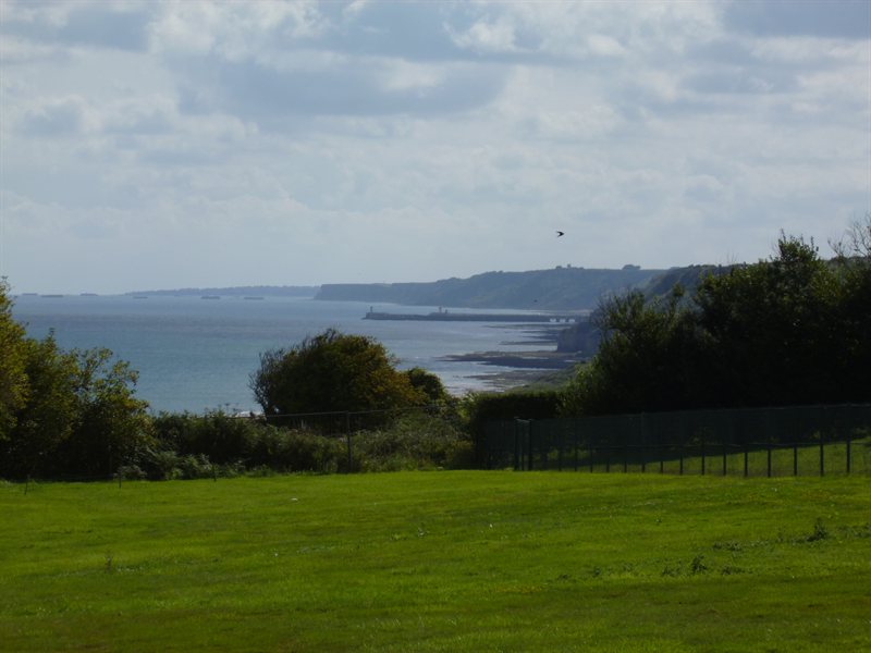 View from American Cemetery, Normandy