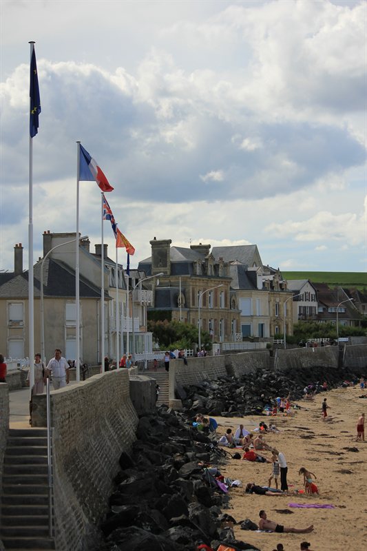 Arromanches sea front