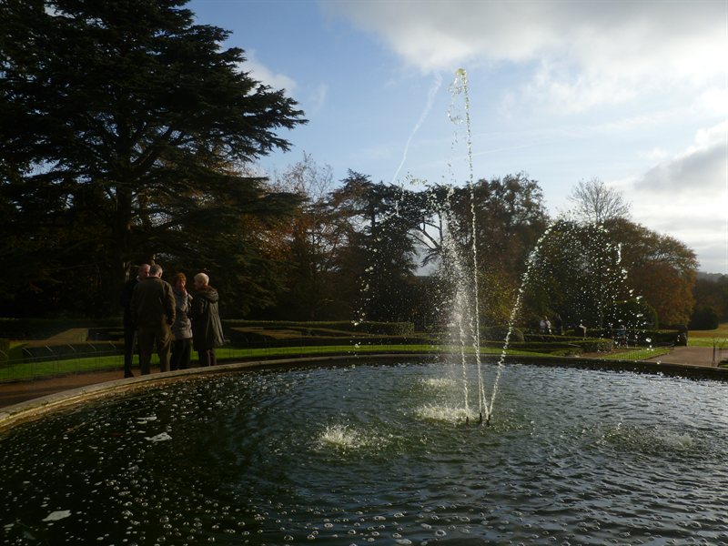 Fountain at Warwick Castle