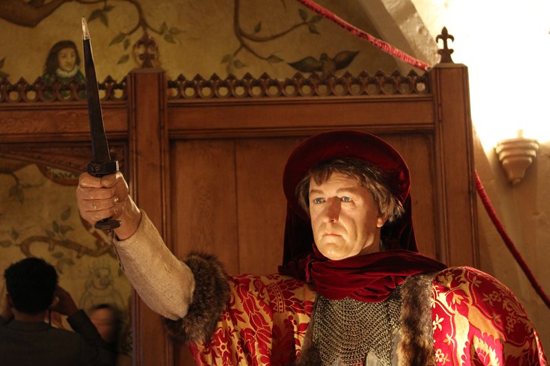 Model in Kingmaker Exhibition at Warwick Castle