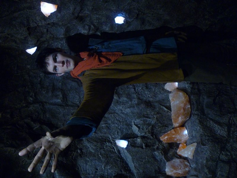 Merlin model at Warwick Castle