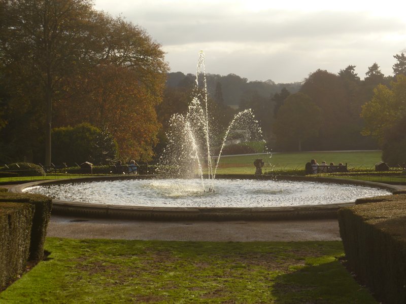 Fountain at Warwick Castle