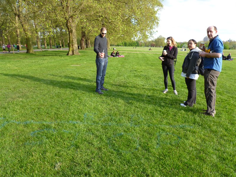 Moonwalk - Deciding where to sit