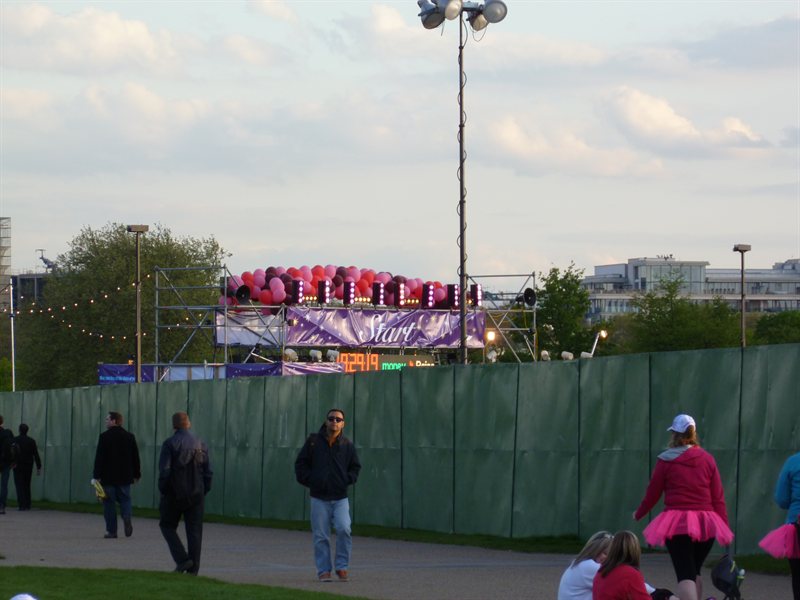 Moonwalk - First glimpse of the start line
