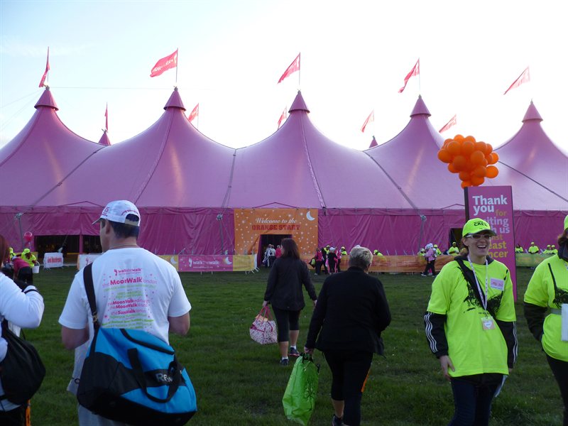 Moonwalk - Heading for our entrance...