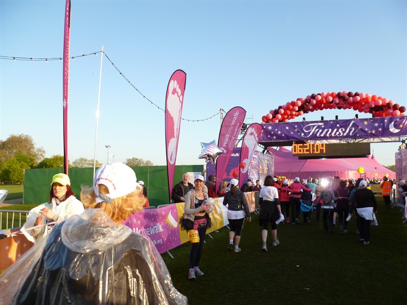 Moonwalk - The Finish Line (and Neil) in sight!
