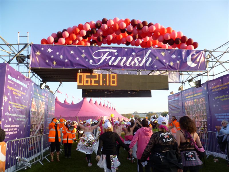 Moonwalk - The finish line