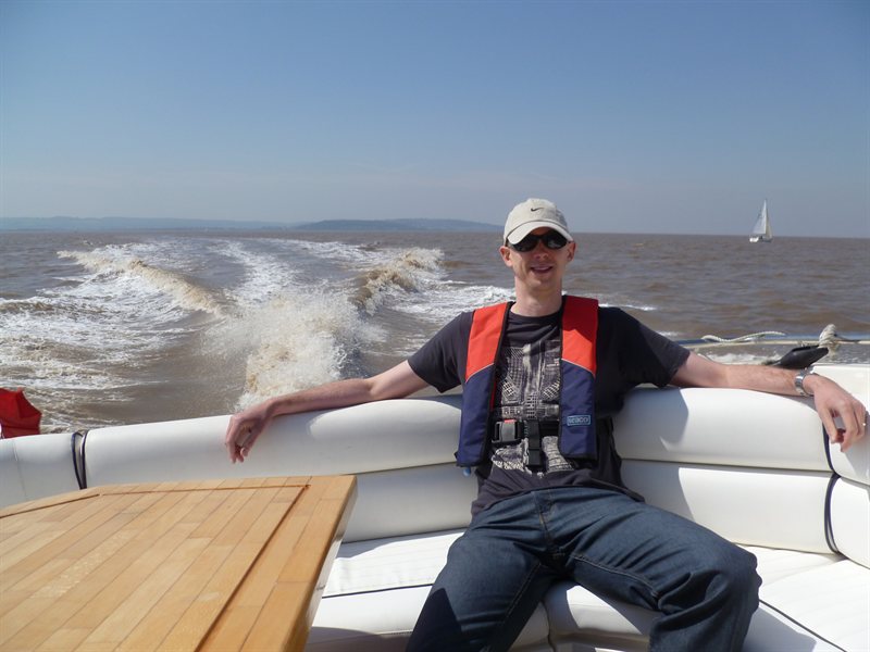 Ed enjoying the ride