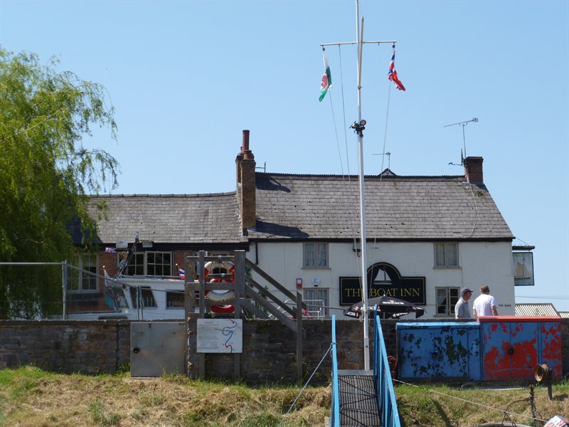 The Boat Inn in Chepstow - our lunch stop