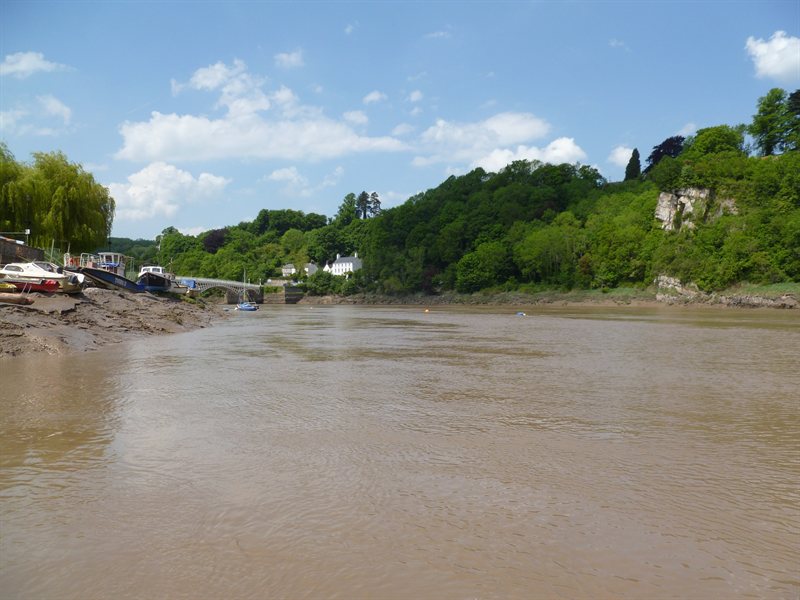View up the Wye