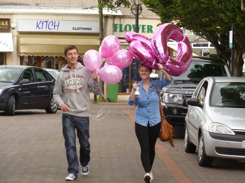 Balloons in Neath!
